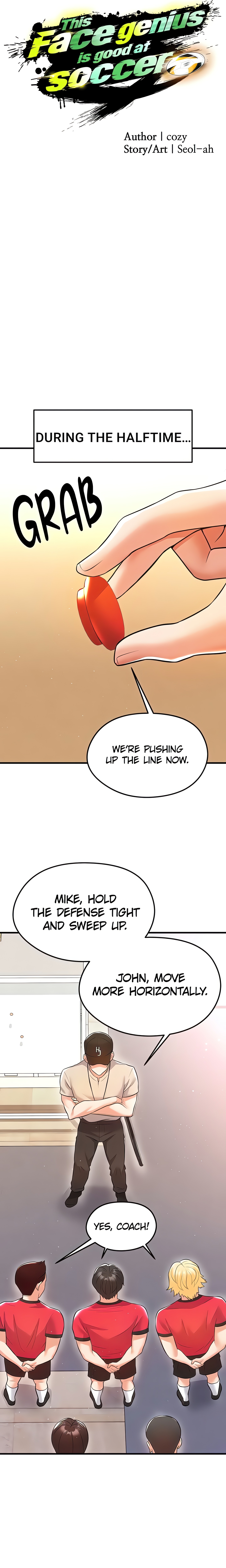 This face genius is good at soccer (Official) Page 12 - MangaHe