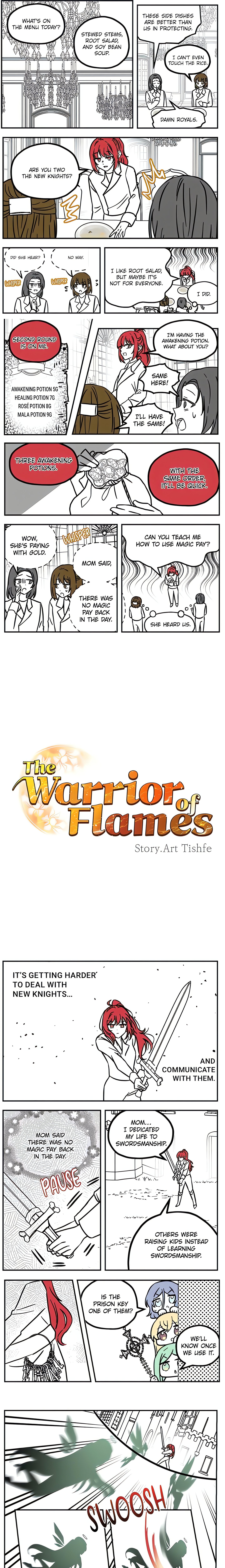The Warrior of Flames (Official) Page 3 - MangaHe