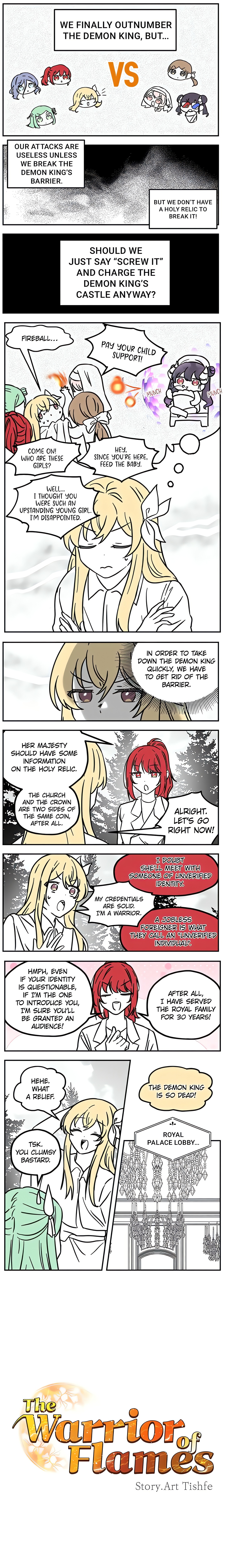 The Warrior of Flames (Official) Page 3 - MangaHe