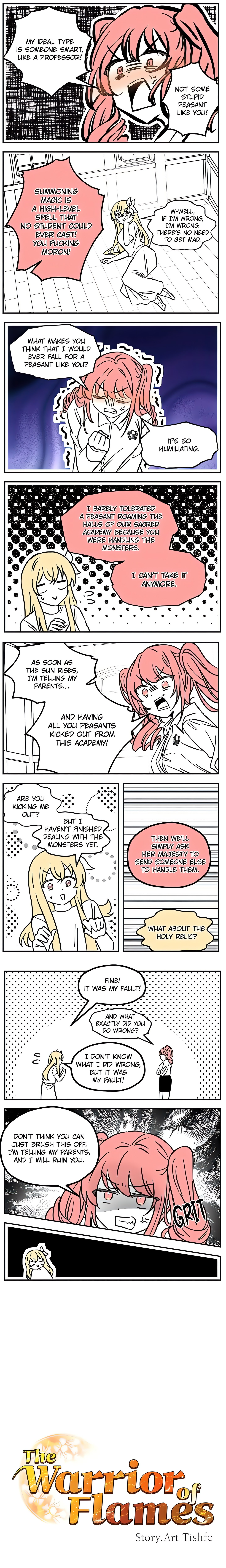 The Warrior of Flames (Official) Page 3 - MangaHe