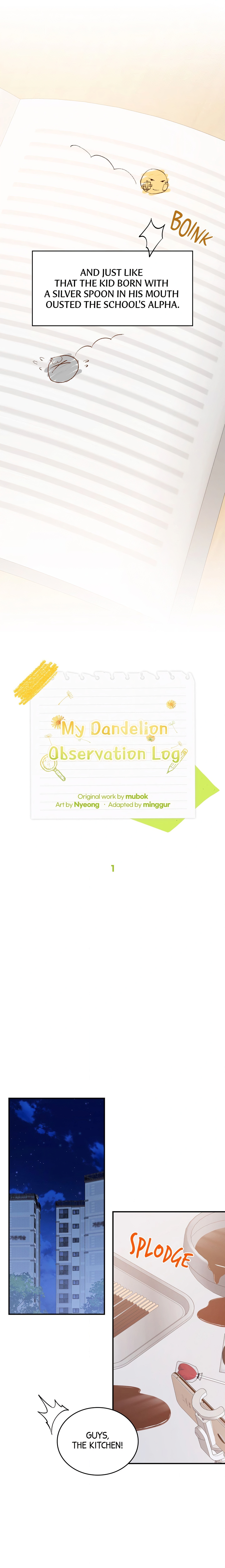 My Dandelion Observation Log Page 10 - MangaHe