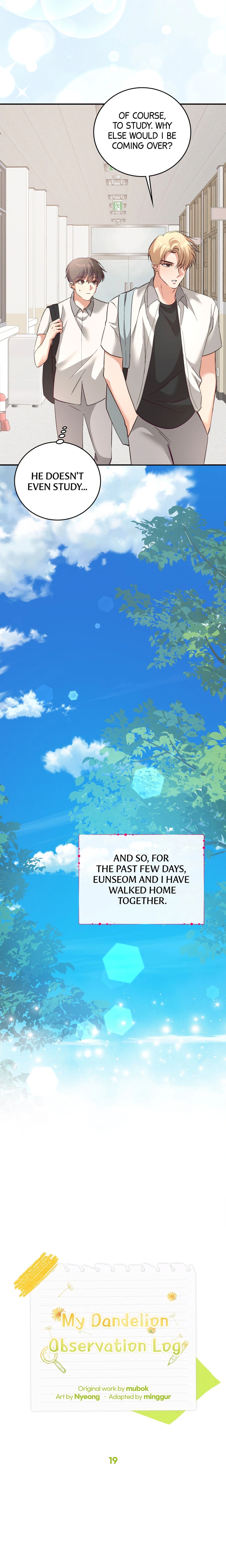 My Dandelion Observation Log Page 12 - MangaHe