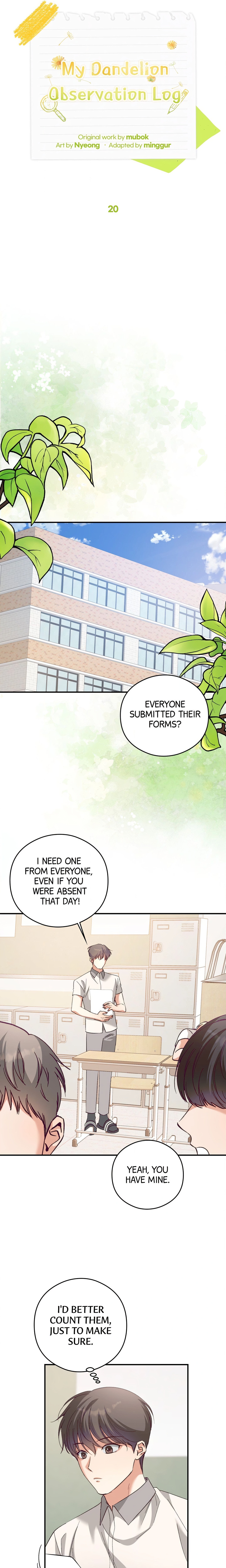 My Dandelion Observation Log Page 8 - MangaHe