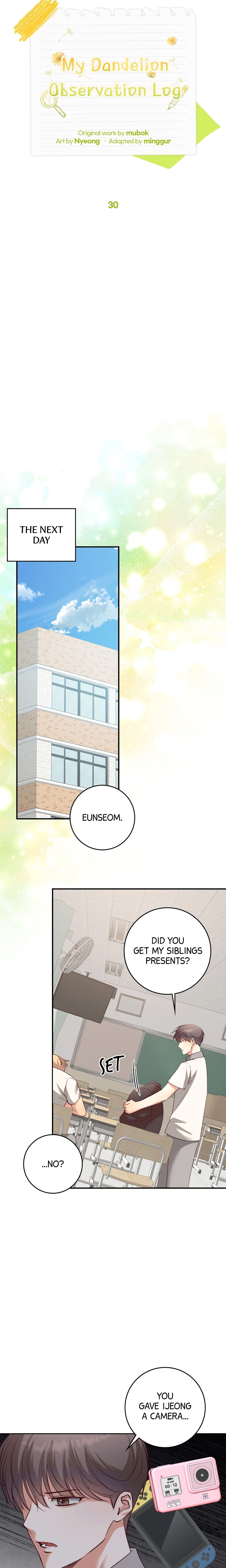 My Dandelion Observation Log Page 8 - MangaHe