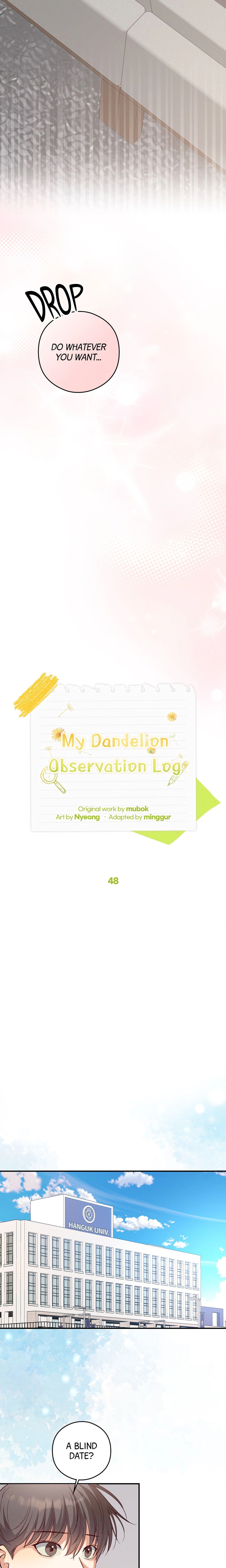 My Dandelion Observation Log Page 14 - MangaHe