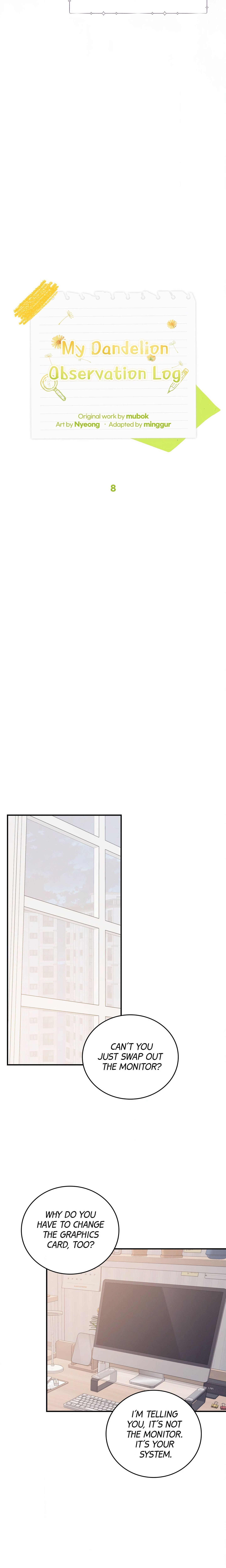 My Dandelion Observation Log Page 13 - MangaHe