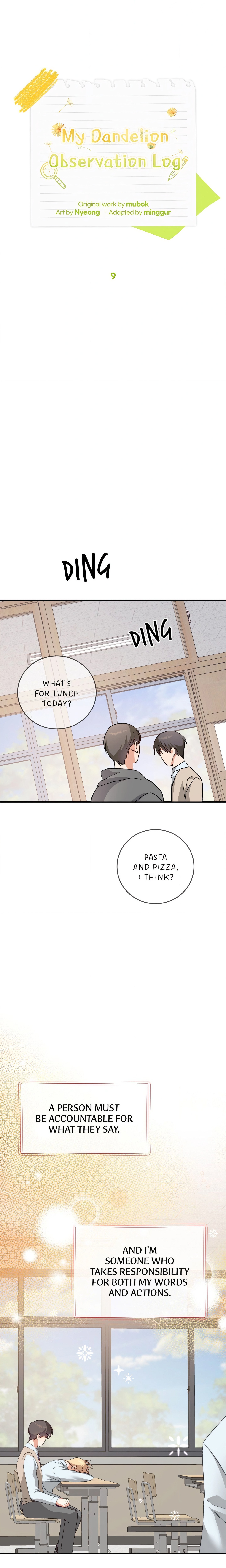 My Dandelion Observation Log Page 10 - MangaHe