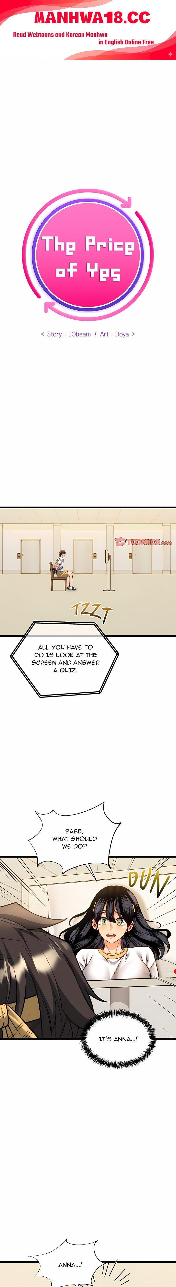 NEW  The Price of Yes Page 2 - MangaHe