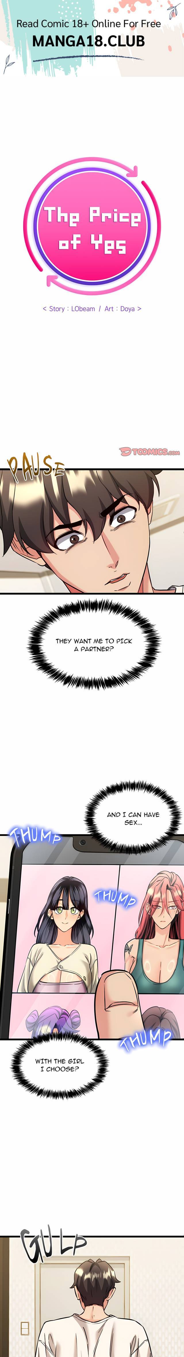 NEW  The Price of Yes Page 2 - MangaHe