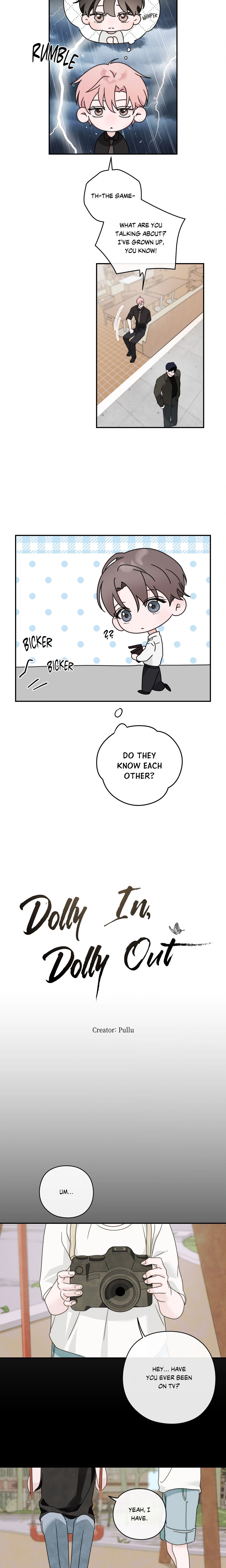 Dolly In, Dolly Out Page 8 - MangaHe