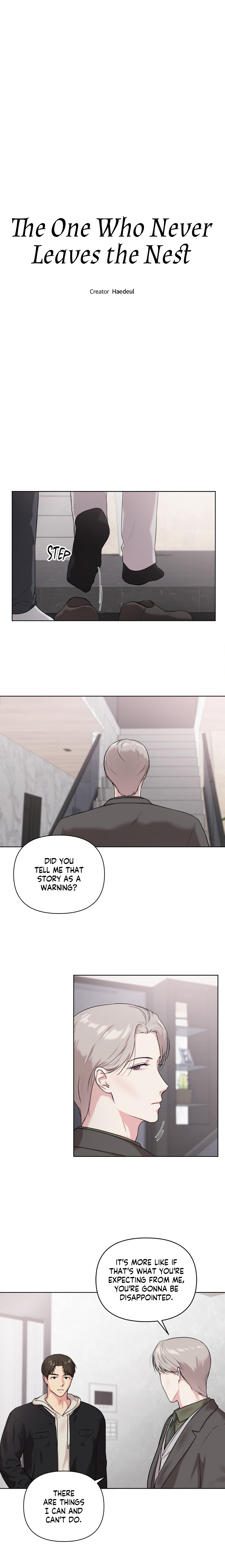 The One Who Never Leaves the Nest (Uncensored) Page 3 - MangaHe