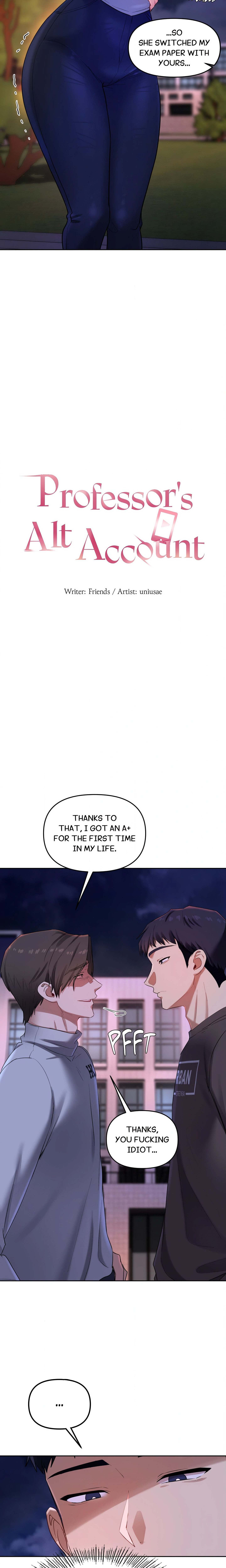 Professor’s Alt Account Page 5 - MangaHe