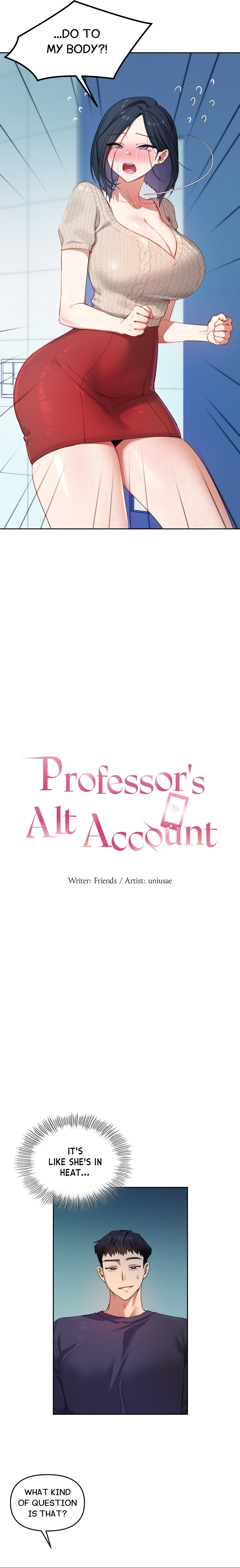 Professor’s Alt Account Page 5 - MangaHe